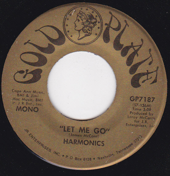 The Harmonics : Scum-A-Doom-Doom / Let Me Go (7", Single)