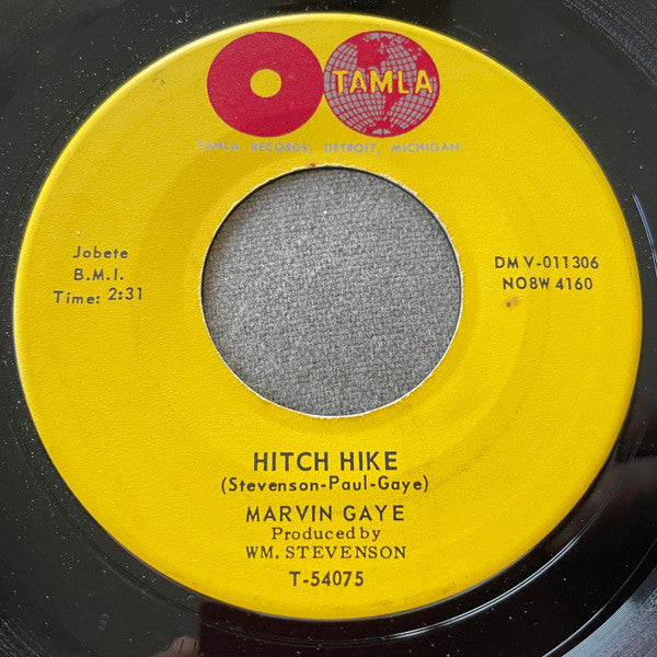 Marvin Gaye : Hitch Hike / Hello There Angel (7", Roc)