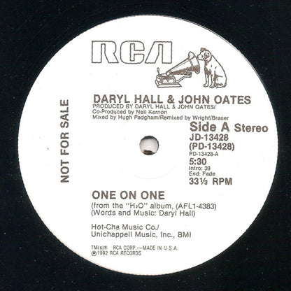 Daryl Hall & John Oates : One On One (12", S/Sided, Single, Promo)
