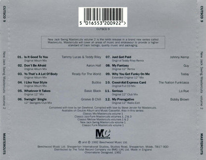 Various : New Jack Swing Mastercuts Volume 2 (CD, Comp)