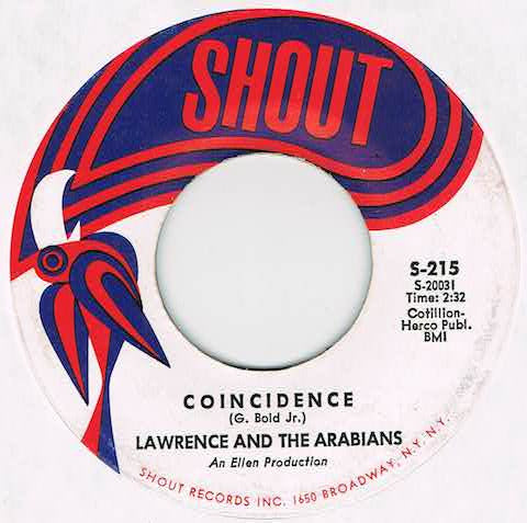 Lawrence And The Arabians : Ooh Baby / Coincidence (7")