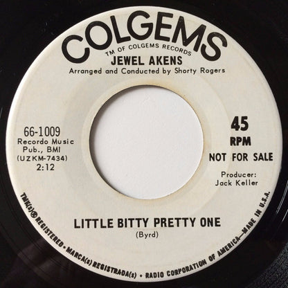 Jewel Akens : Born A Loser / Little Bitty Pretty One (7", Single, Promo, Ind)