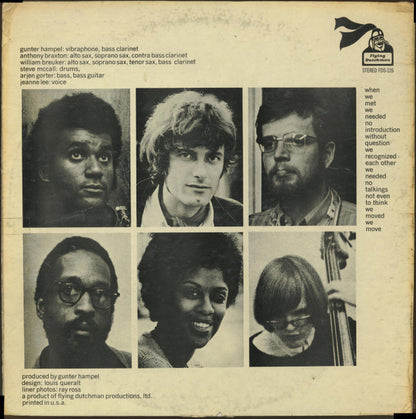 Gunter Hampel : The 8th Of July 1969 (LP, Album, Promo, Gat)