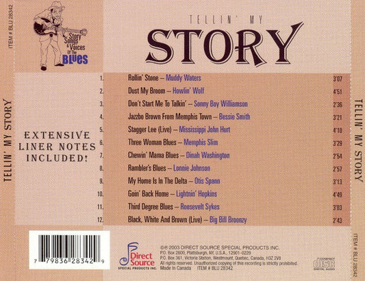 Various : Tellin' My Story (CD, Comp)