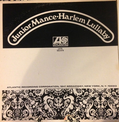 Junior Mance : Harlem Lullaby (LP, Album, Gat)