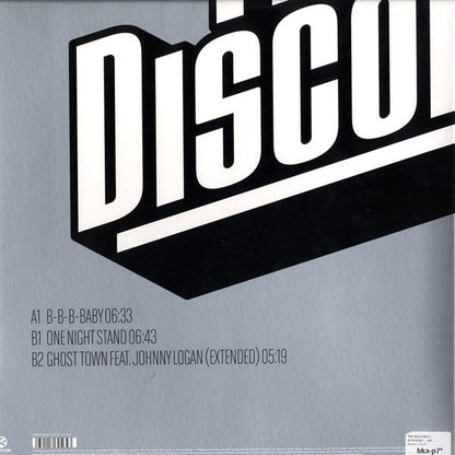 The Disco Boys : B-B-B-Baby / One Night Stand / Ghost Town (12")