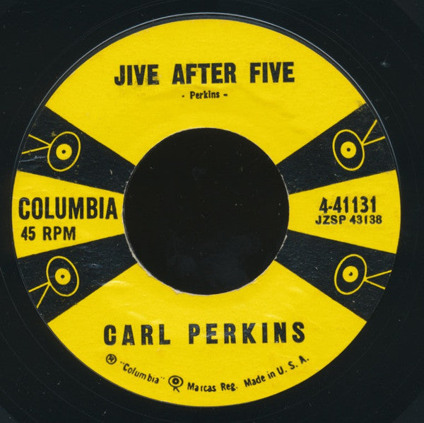 Carl Perkins : Pink Pedal Pushers / Jive After Five (7", Single, Styrene)