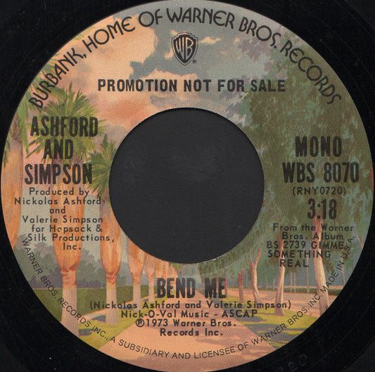 Ashford & Simpson : Bend Me (7", Mono, Promo)