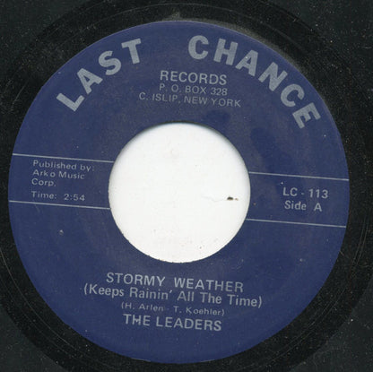 The Leaders (5) : Stormy Weather / A Lover Of The Time (7", RE)