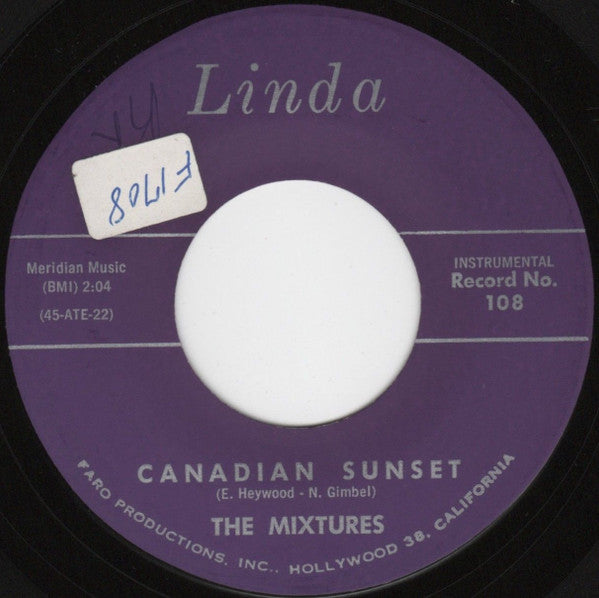 The Mixtures (2) : Canadian Sunset / Olive Oyl (7", Single, Alc)