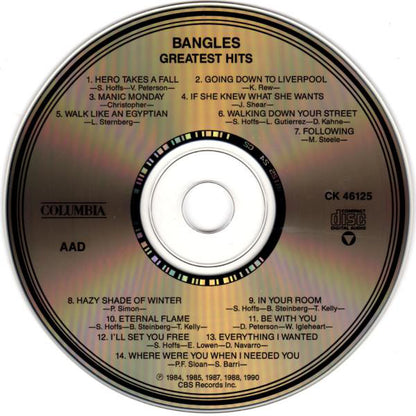 Bangles : Greatest Hits (CD, Comp, RP, Pit)