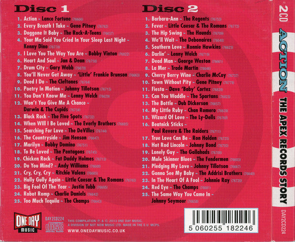 Various : Action: The Apex Records Story (2xCD, Comp, Dig)