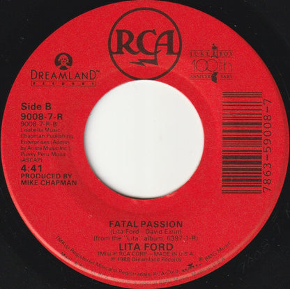 Lita Ford : Falling In And Out Of Love (Remix) (7", Single)