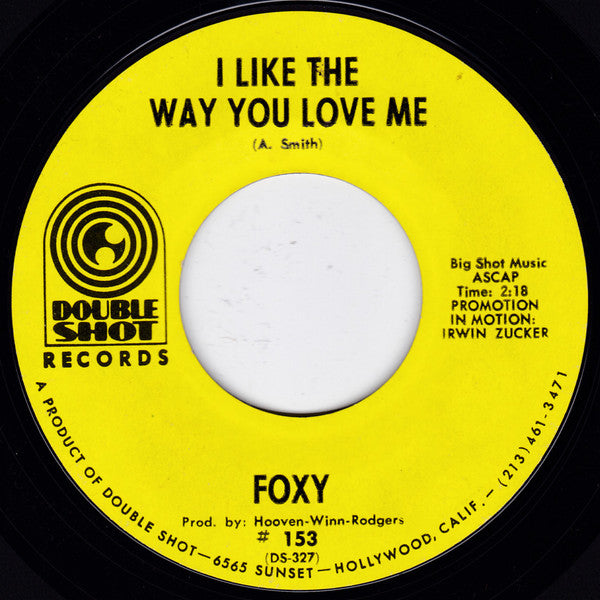 Foxy (16) : Trouble (7", Styrene, All)