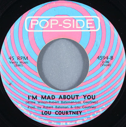Lou Courtney : Hey Joyce / I'm Mad About You (7", Single)