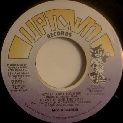 Heavy D. & The Boyz : Gyrlz, They Love Me (7")