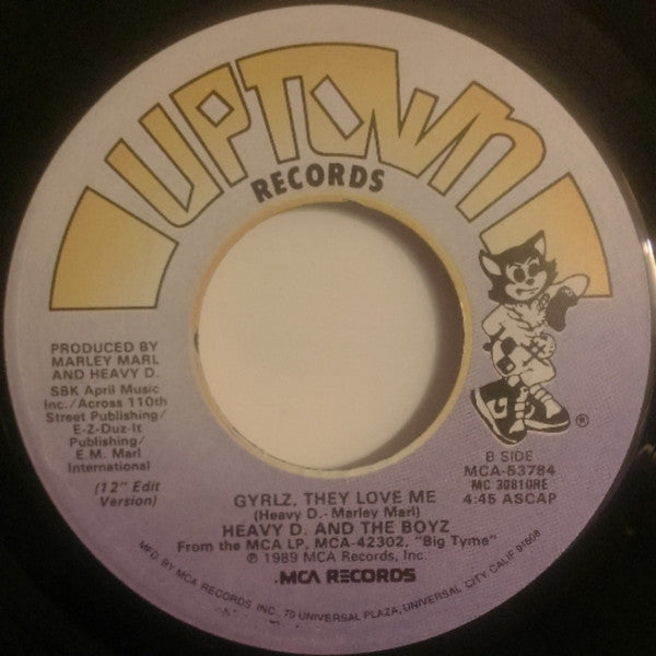 Heavy D. & The Boyz : Gyrlz, They Love Me (7")