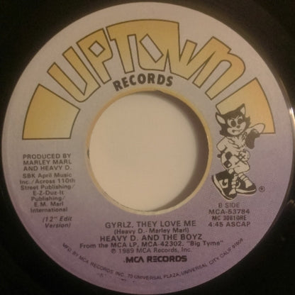 Heavy D. & The Boyz : Gyrlz, They Love Me (7")