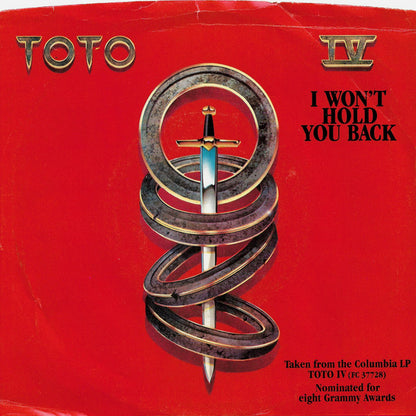 Toto : I Won't Hold You Back (7", Promo)