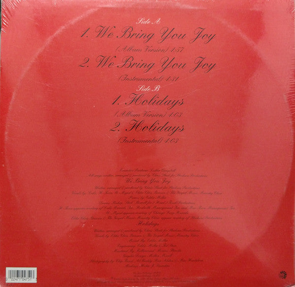 Luke, H-Town, U-Mynd, Elder Chris Brinson & The Gospel Music Ministry Choir : We Bring You Joy (12")