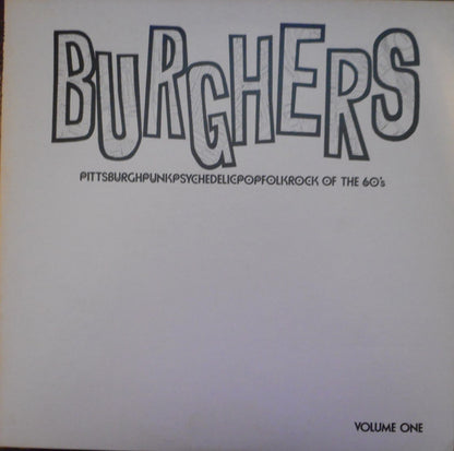 Various : Burghers Volume One (LP, Comp, Unofficial)