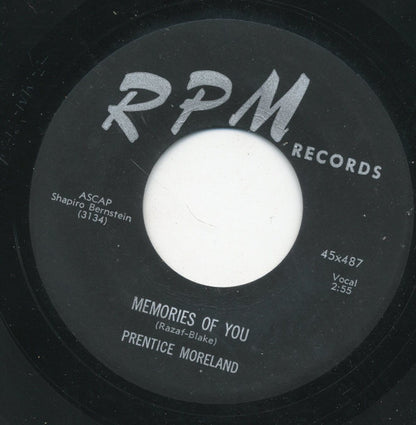 Prentice Moreland : Marie My Love / Memories Of You (7", Single)