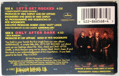 Def Leppard : Let's Get Rocked (Cass, Single, 35)
