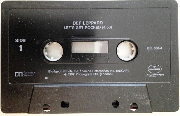Def Leppard : Let's Get Rocked (Cass, Single, 35)
