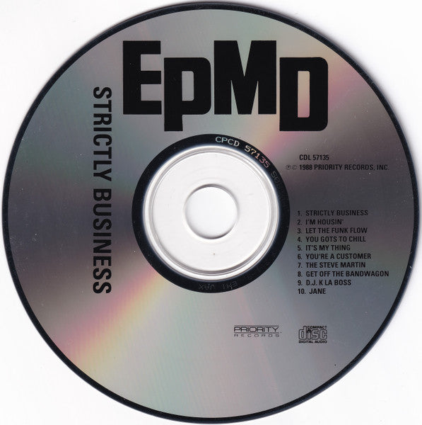 EPMD : Strictly Business (CD, Album, RE, RP)