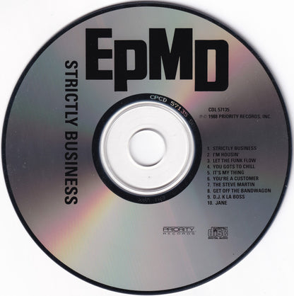 EPMD : Strictly Business (CD, Album, RE, RP)