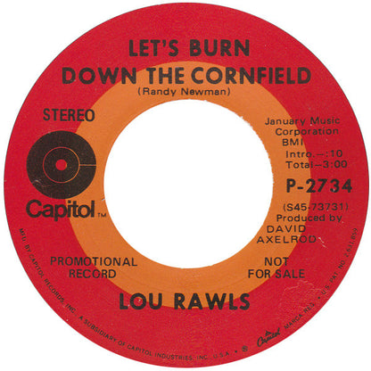 Lou Rawls : You've Made Me So Very Happy (7", Promo)