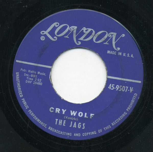 The Jags (3) : The Hunch / Cry Wolf (7", Single)