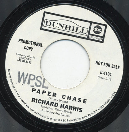 Richard Harris : Didn't We (7", Promo)