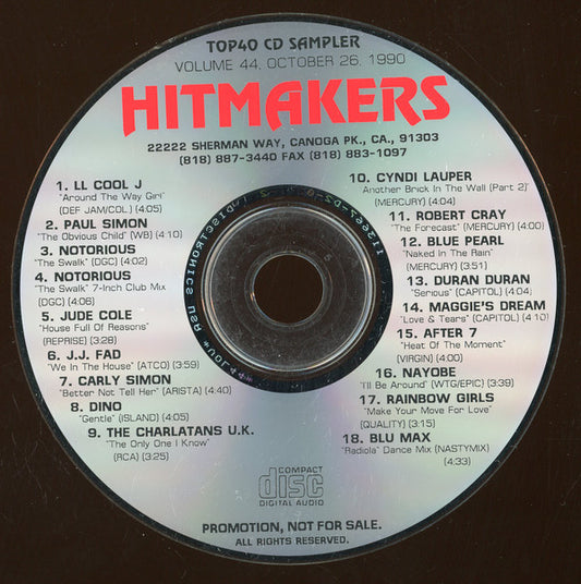 Various : Hitmakers Top 40 CD Volume 44 (CD, Comp, Promo)