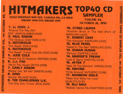 Various : Hitmakers Top 40 CD Volume 44 (CD, Comp, Promo)