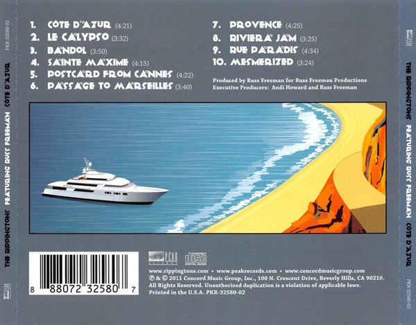 The Rippingtons Featuring Russ Freeman (2) : Côte D'Azur (CD, Album)
