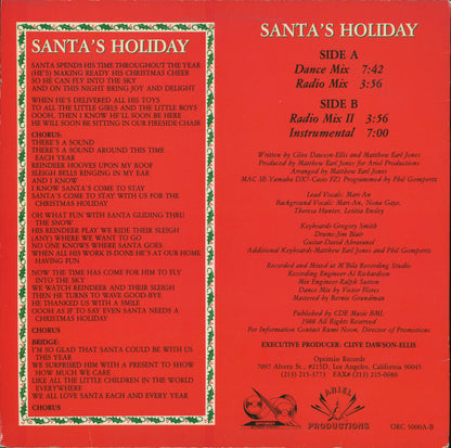 Mari-An : Santa's Holiday (12")