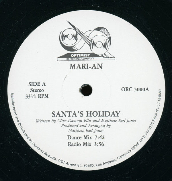 Mari-An : Santa's Holiday (12")
