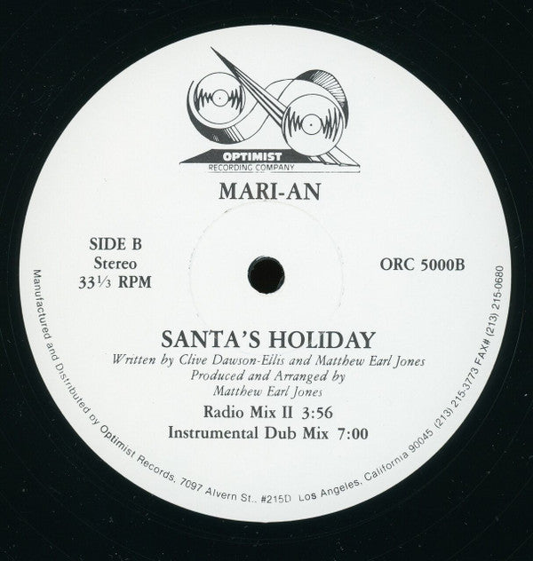 Mari-An : Santa's Holiday (12")