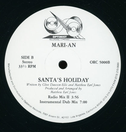 Mari-An : Santa's Holiday (12")