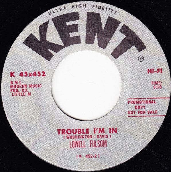 Lowell Fulson : Ask At Any Door In Town (7", Promo)
