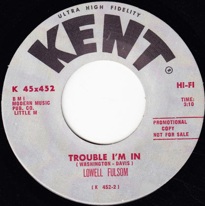 Lowell Fulson : Ask At Any Door In Town (7", Promo)