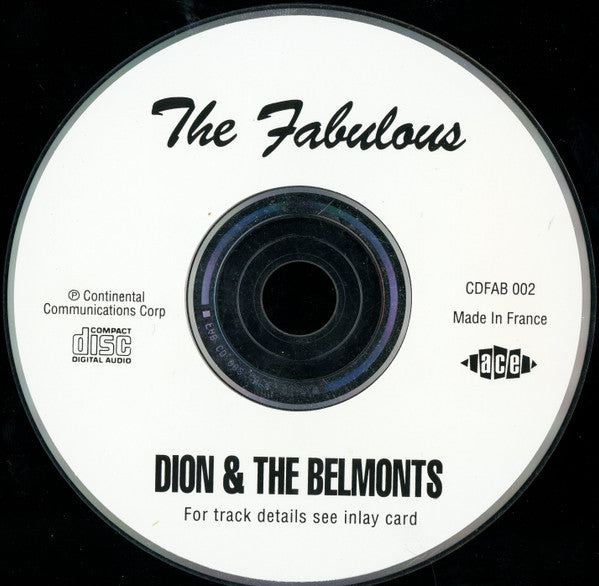 Dion & The Belmonts : The Fabulous (CD, Comp)