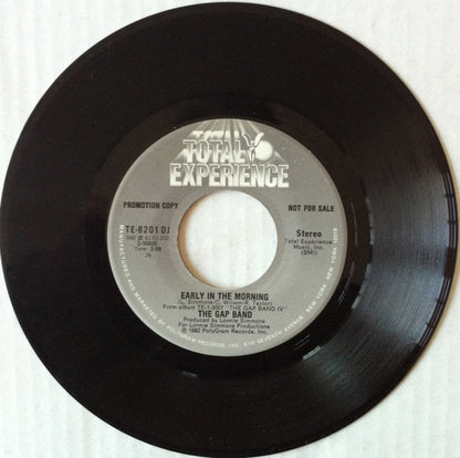 The Gap Band : Early In The Morning (7", Single, Promo)