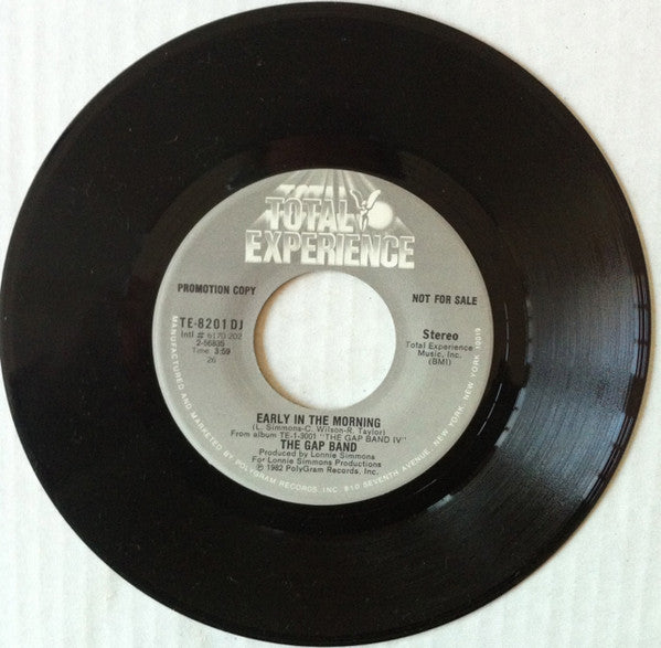 The Gap Band : Early In The Morning (7", Single, Promo)