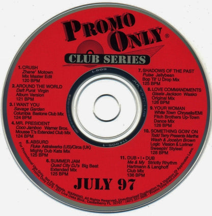 Various : Promo Only Club Series: July 97 (CD, Comp, Promo)