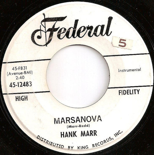 Hank Marr : Marsanova (7", Whi)