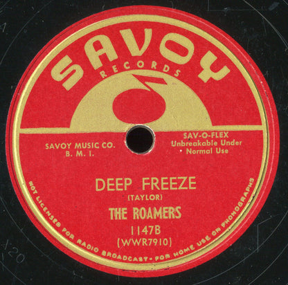 The Roamers (3) : I'll Never Get Over You / Deep Freeze (10")