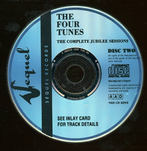 The Four Tunes : The Complete Jubilee Sessions (2xCD, Album, Comp)