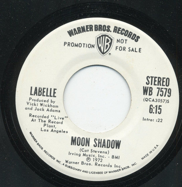 LaBelle : Moon Shadow (7", Mono, Promo)